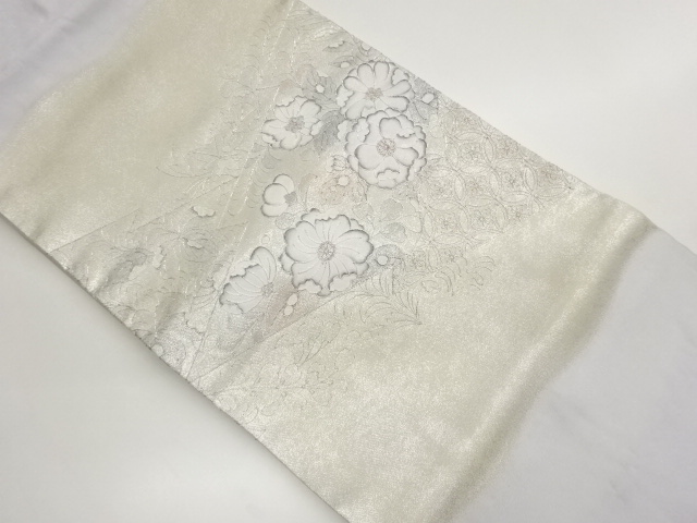 JAPANESE NAGOYA OBI / EMBROIDERY / HAND PAINTED / TSUJIGAHANA